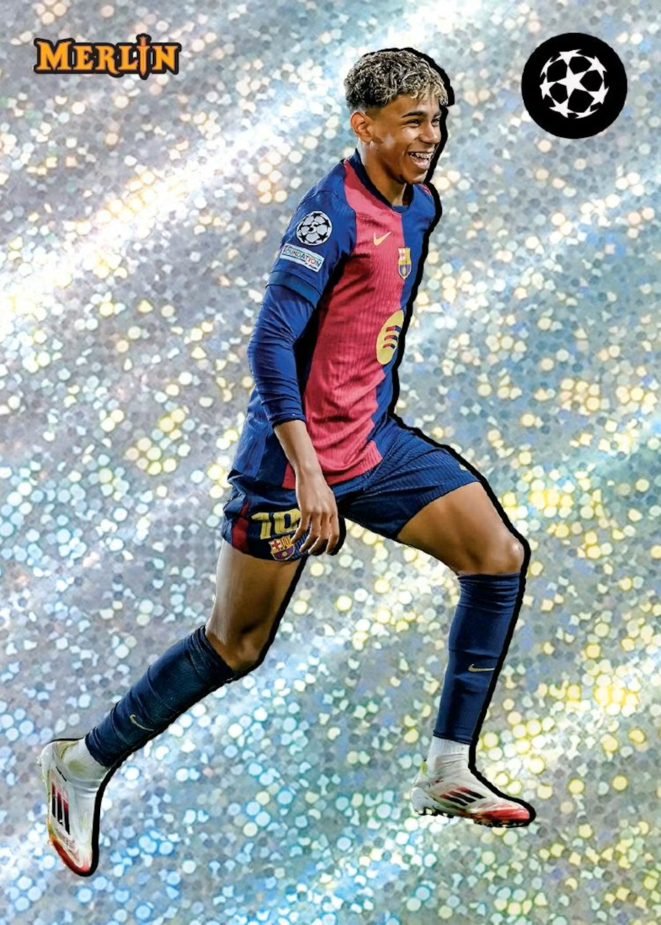 2024/25 Topps UEFA Club Competitions Merlin Chrome Soccer Hobby Box