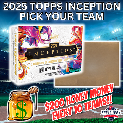 FULL CASE 2025 Topps Inception Baseball Hobby - PICK YOUR TEAM Break #1803
