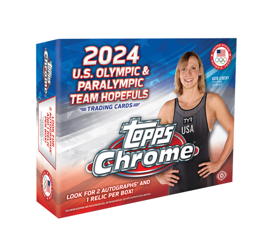 2024 Topps Chrome US Olympic & Paralympic Hopefuls Hobby Box