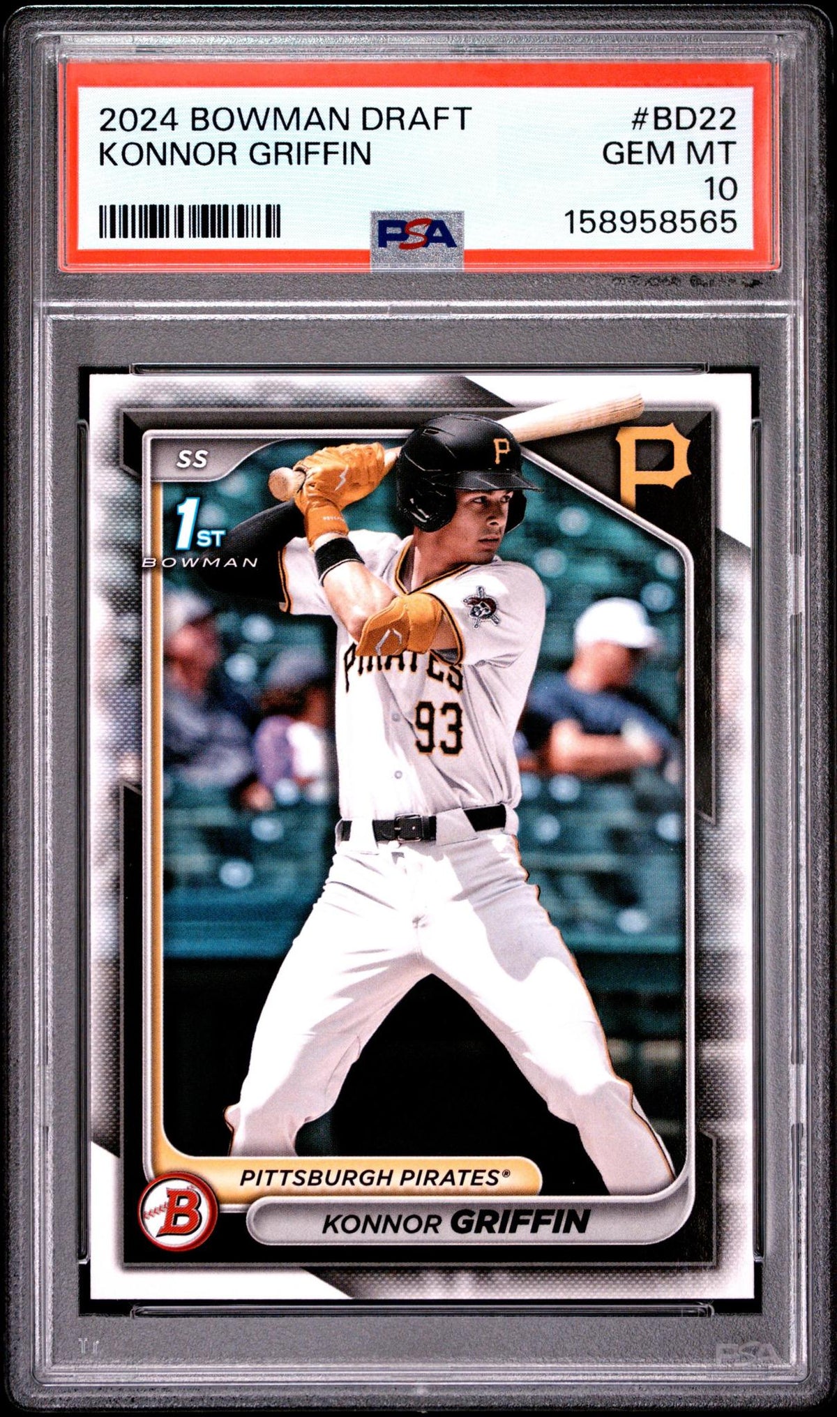 2024 BOWMAN DRAFT #BD22 KONNOR GRIFFIN PSA 10