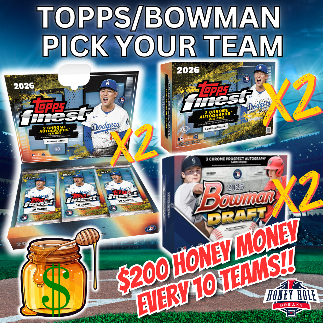 2x '26 Topps Finest Baseball Delight, 2x '25 Bowman's Best Baseball Hobby, 2x '25 Bowman Draft Delight - PICK YOUR TEAM Break #2057