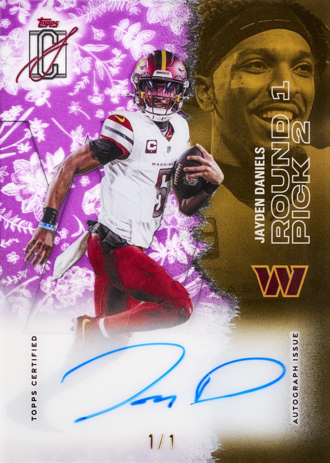 2025 Topps Signature Class Football Jumbo Box