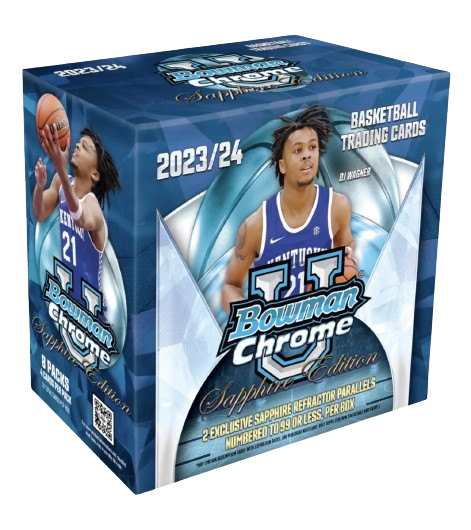 2023/24 Bowman University Chrome Basketball Sapphire Box