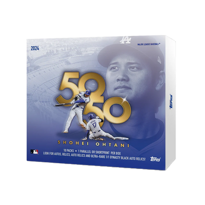 2024 Topps Shohei Ohtani 50/50 Pack - 10 Pack Box