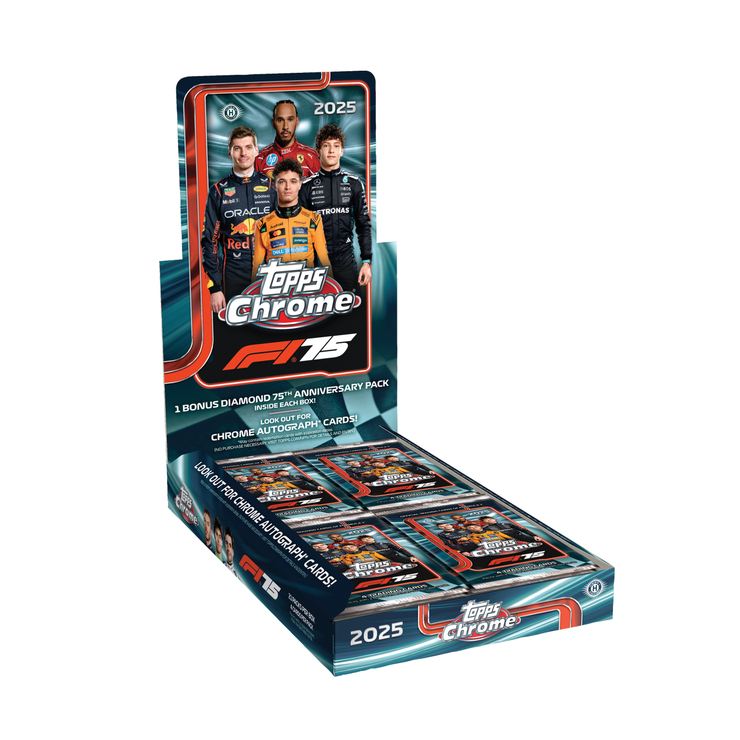 2025 Topps Chrome Formula 1 Racing Hobby Box