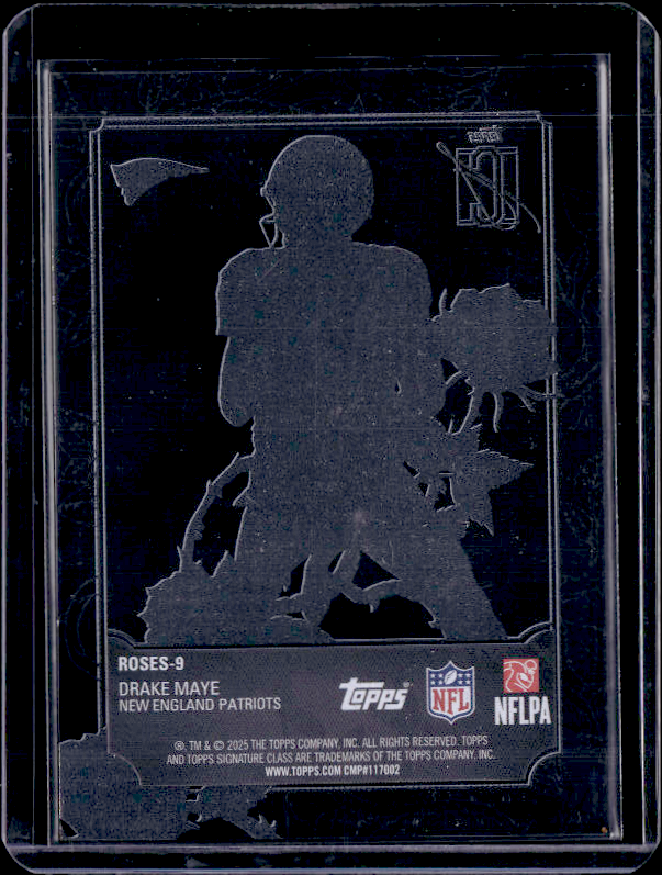 2025 Topps Signature Class Drake Maye Roses Insert