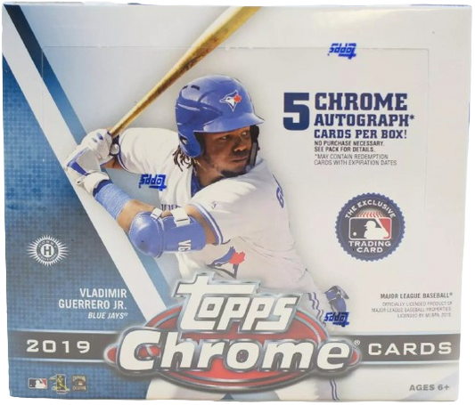 2019 Topps Chrome Jumbo Baseball Hobby Box