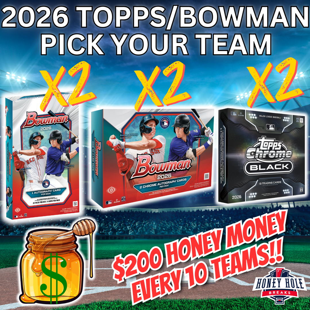 2x 2026 Bowman Baseball Delight, 2x 2026 Bowman Baseball Hobby, 2x 2026 Topps Chrome Black Baseball Hobby - PICK YOUR TEAM Break #1730