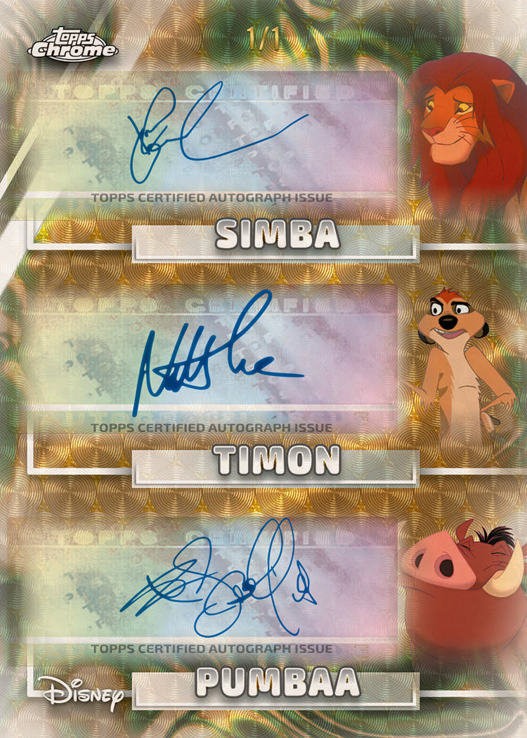 2026 Topps Chrome Disney Mega Box