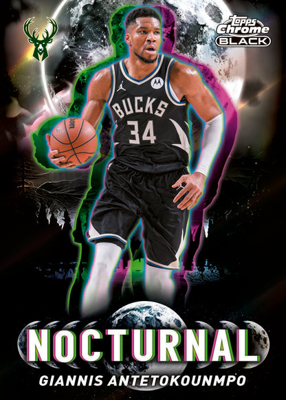 2025/26 Topps Chrome Black Basketball Hobby Box