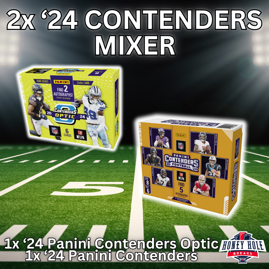 1x '24 Panini Contenders Optic, 1x '24 Panini Contenders - RANDOM DIVISION Break #1162