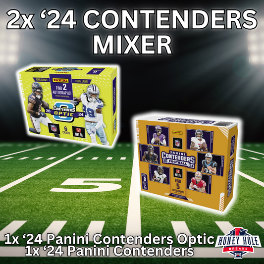 1x '24 Panini Contenders Optic, 1x '24 Panini Contenders - RANDOM DIVISION Break #1162