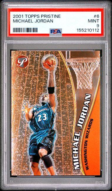 2001 Topps Pristine Michale Jordan #6 PSA 9