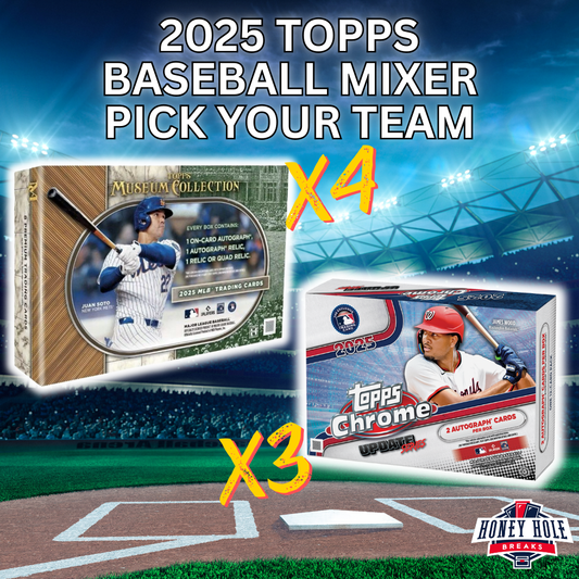 4x '25 Topps Museum Collection Baseball Hobby, 3x '25 Topps Chrome Update Baseball Breaker's Delight - PICK YOUR TEAM Break #1459