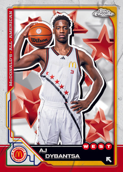 2025 Topps Chrome McDonald's All American Basketball Hobby Box