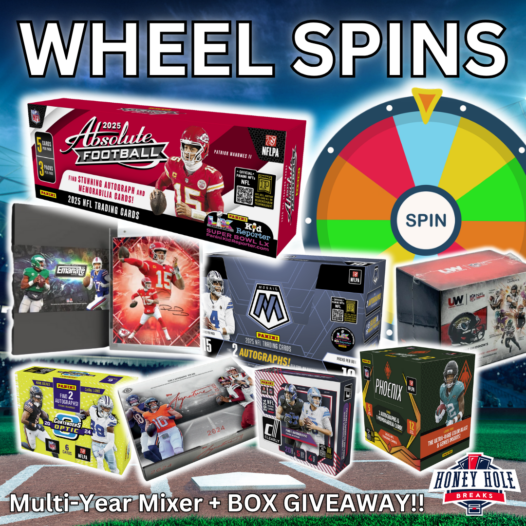 WHEEL SPINS!! 2024 & 2025 Football Mixer (14 Boxes) - Break #1233