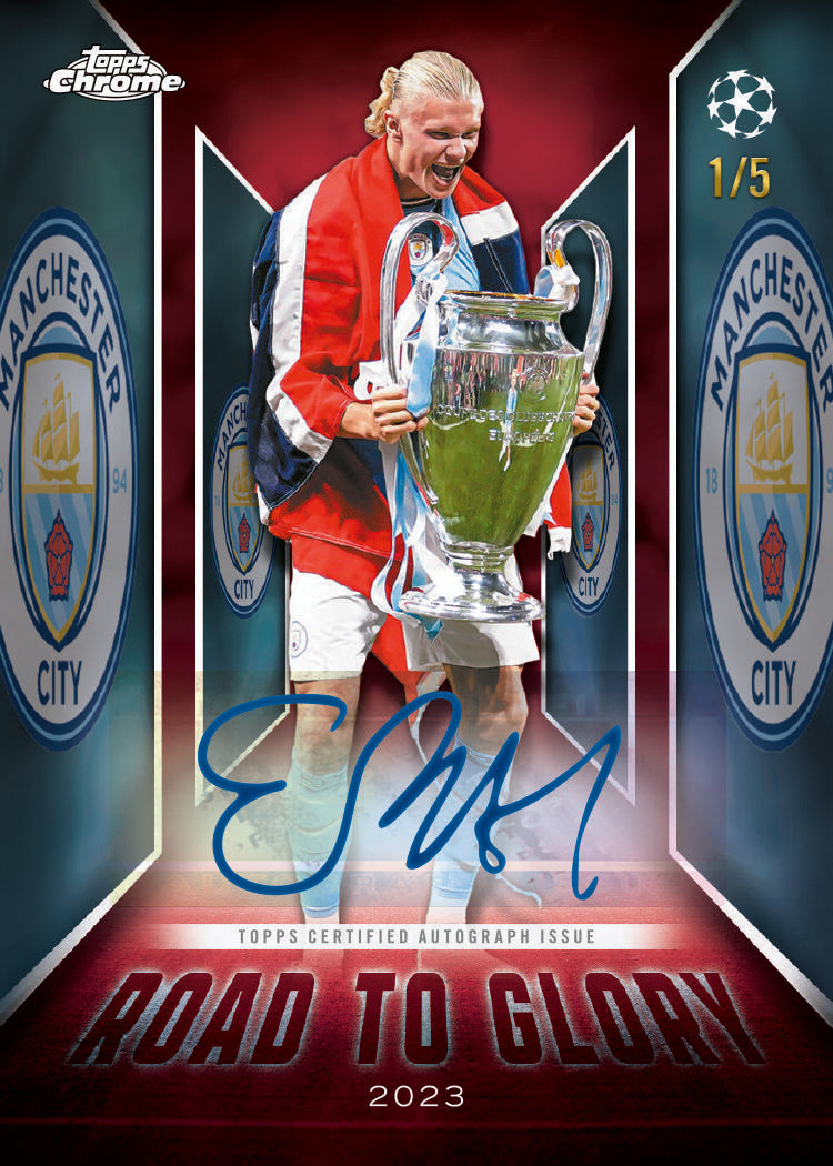 2025/26 Topps UEFA Club Competitions Chrome Soccer Jumbo Box