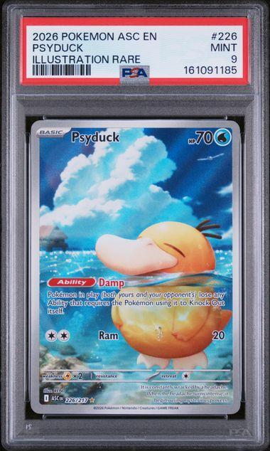ME: Ascended Heroes #226/217 Psyduck PSA 9