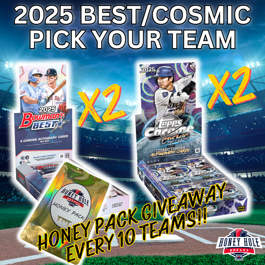 2x 2025 Bowman's Best Baseball Hobby, 2x 2025 Topps Cosmic Chrome Baseball - PICK YOUR TEAM Break #1582