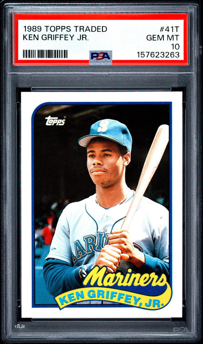 1989 TOPPS TRADED 41T KEN GRIFFEY JR. PSA 10