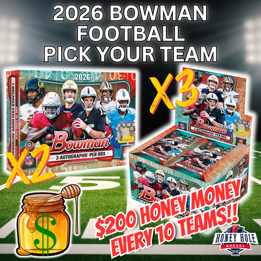 2x 2026 Bowman Football Delight, 3x 2026 Bowman Football Jumbo - Pick Your Team Break #2146