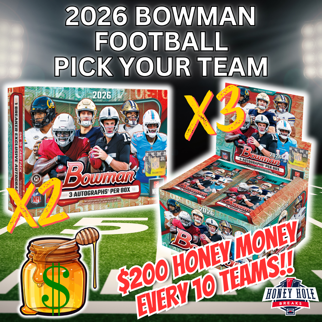 2x 2026 Bowman Football Delight, 3x 2026 Bowman Football Jumbo - Pick Your Team Break #2159