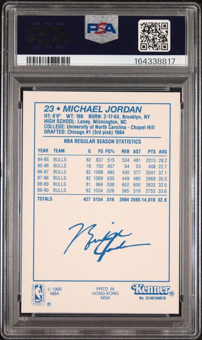 1990 KENNER STARTING LINE-UP MICHAEL JORDAN BROWN PSA 10