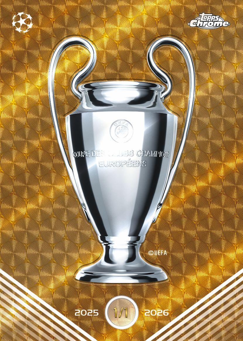 2025/26 Topps UEFA Club Competitions Chrome Soccer Hobby Box