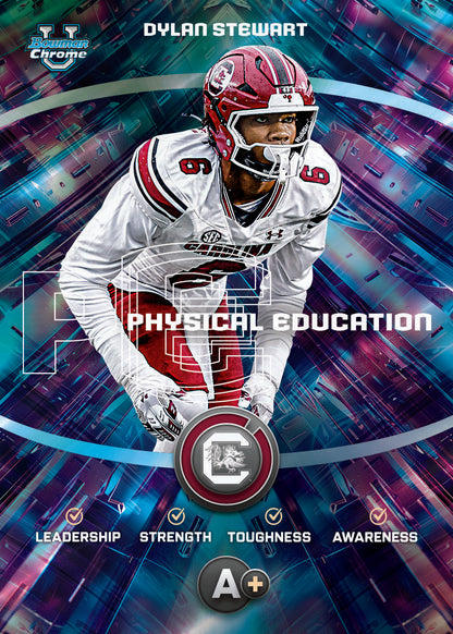2025 Bowman Chrome University Football Blaster Box