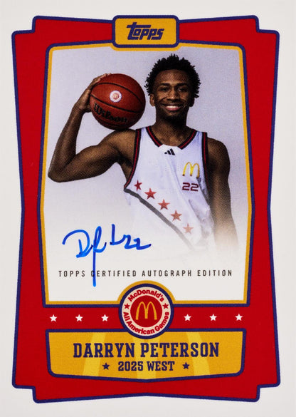 2025 Topps Chrome McDonald's All American Basketball Hobby Box