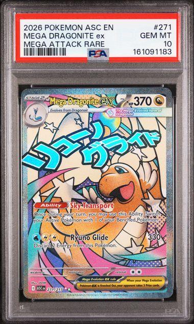 ME: Ascended Heroes #271/217 Mega Dragonite ex PSA 10