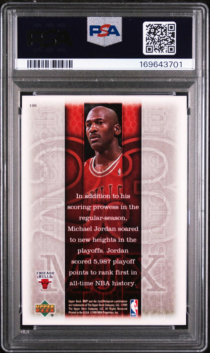 1999 UPPER DECK MVP 196 MICHAEL JORDAN PSA 10