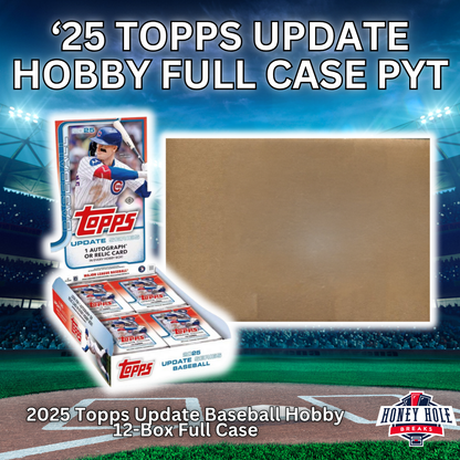 2025 Topps Update Baseball Hobby FULL CASE (12 BOXES) - PICK YOUR TEAM Break #1225