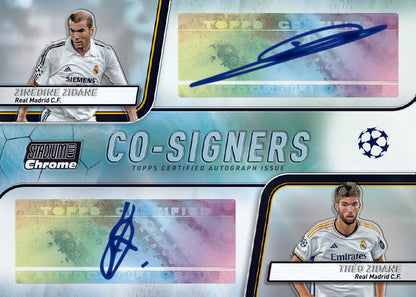 2023/24 Topps UEFA Club Competitions Stadium Club Chrome Soccer Hobby Box
