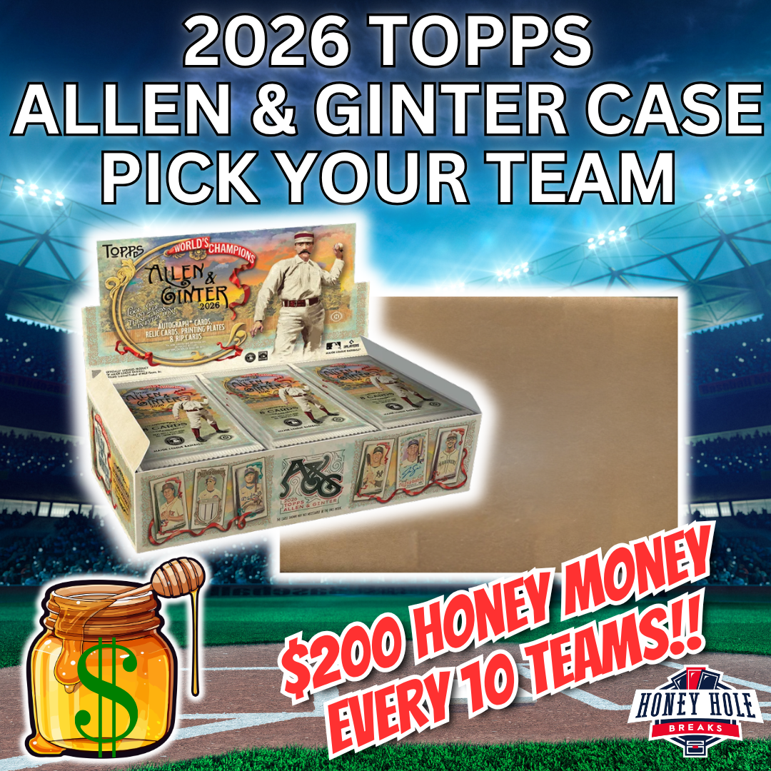FULL CASE 2026 Topps Allen & Ginter Baseball Hobby (12 Boxes) - PICK YOUR TEAM Break #2165
