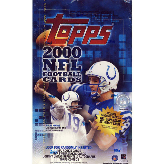 2000 Topps Football Hobby Box