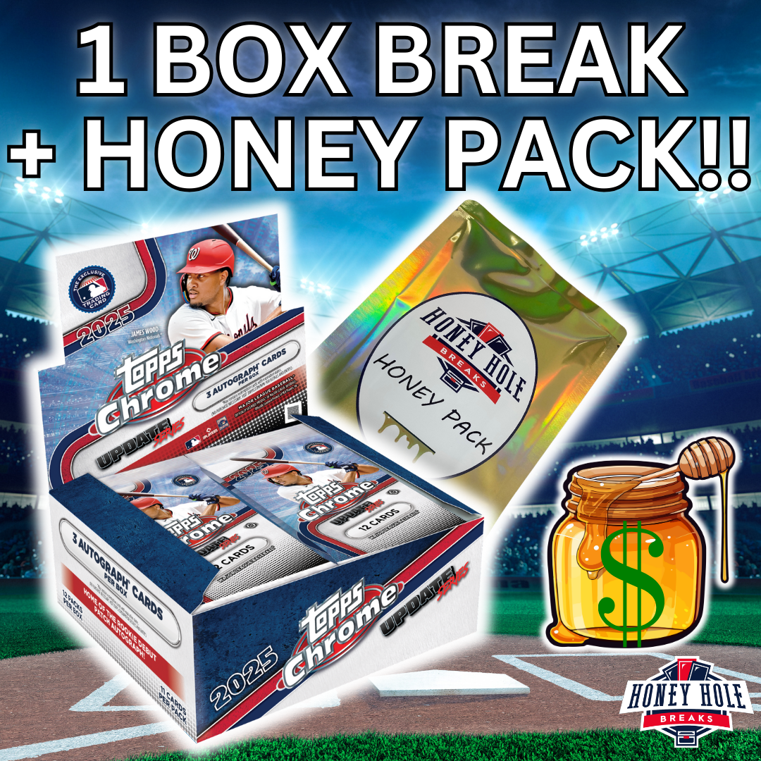 1x 2025 Topps Chrome Update Jumbo + HONEY PACK -  RANDOM TEAM Break #1305