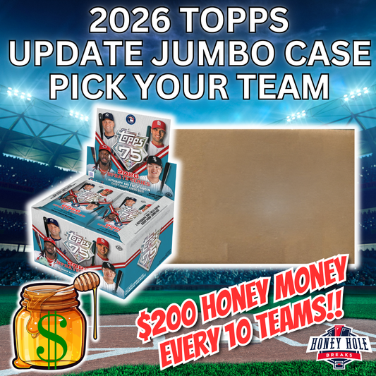 FULL CASE 2026 Topps Update Baseball Jumbo (6 Boxes)  - PICK YOUR TEAM Break #2190