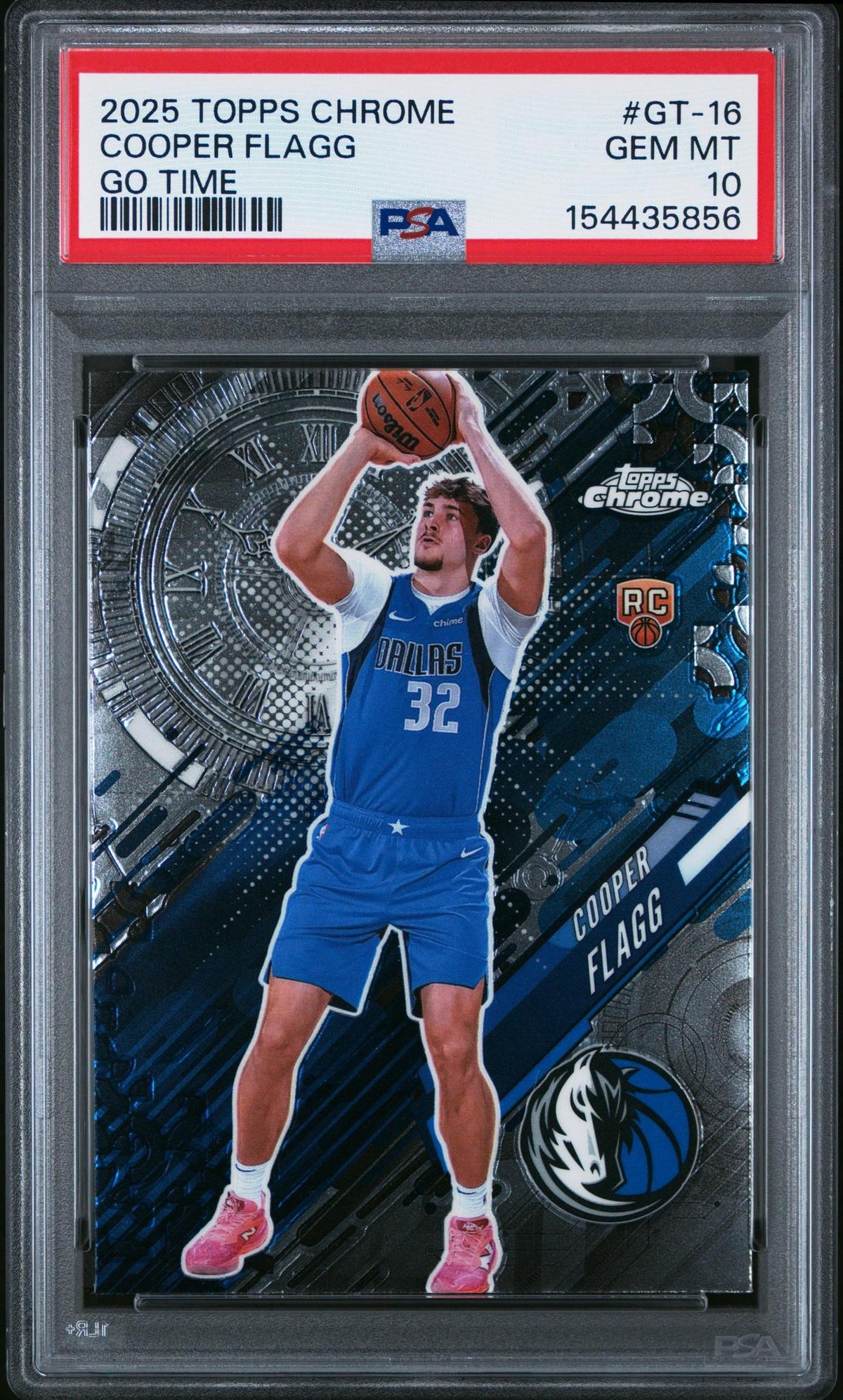 2025 Topps Chrome Cooper Flagg #GT-16 Go Time PSA 10