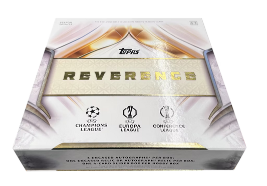 2024/25 Topps UEFA Club Competitions Reverence Soccer Hobby Box