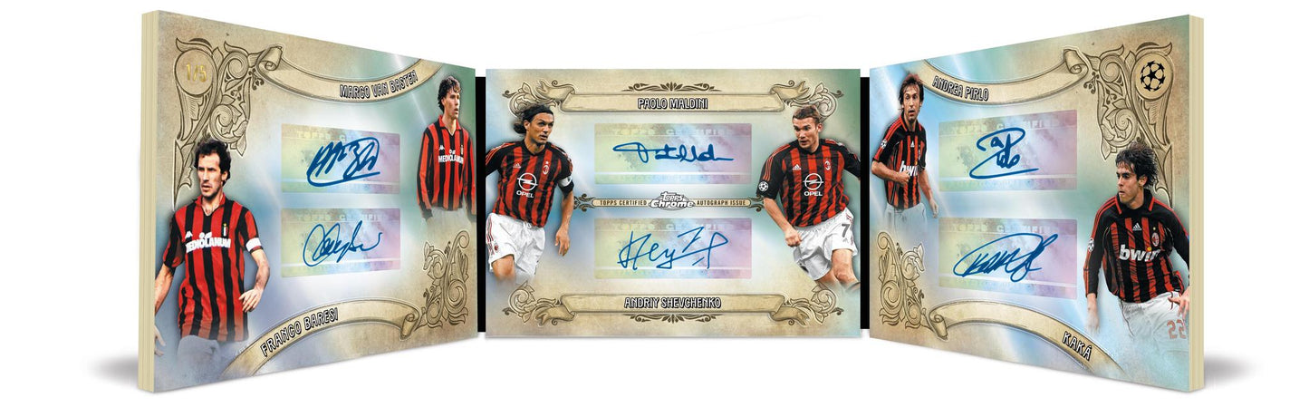 2025/26 Topps UEFA Club Competitions Chrome Soccer Hobby Box