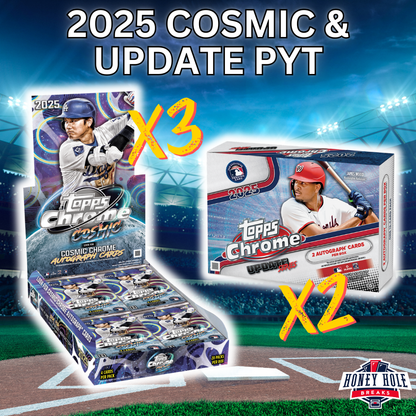 2x 2025 Topps Chrome Update Baseball Breaker's Delight, 3x 2025 Topps Cosmic Chrome Hobby - PICK YOUR TEAM Break #1355