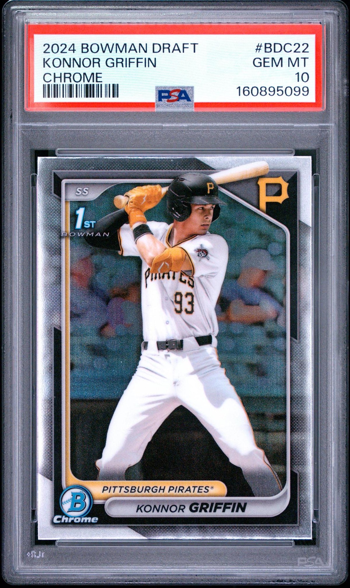 2024 BOWMAN DRAFT BDC22 KONNOR GRIFFIN CHROME PSA 10