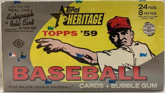 2008 Topps Heritage Hobby Box
