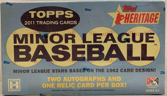 2011 Topps Heritage Minor League Baseball Box