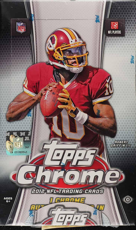 2012 Topps Chrome Football Hobby Box