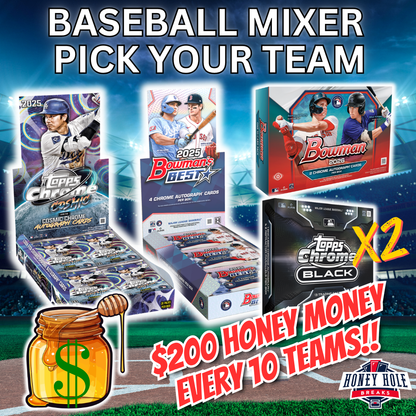 1x '26 Bowman Baseball Delight, 1x '25 Bowman's Best Baseball Hobby, 1x '25 Topps Cosmic Chrome, 2x '26 Topps Chrome Black Baseball Hobby - PICK YOUR TEAM Break #1750