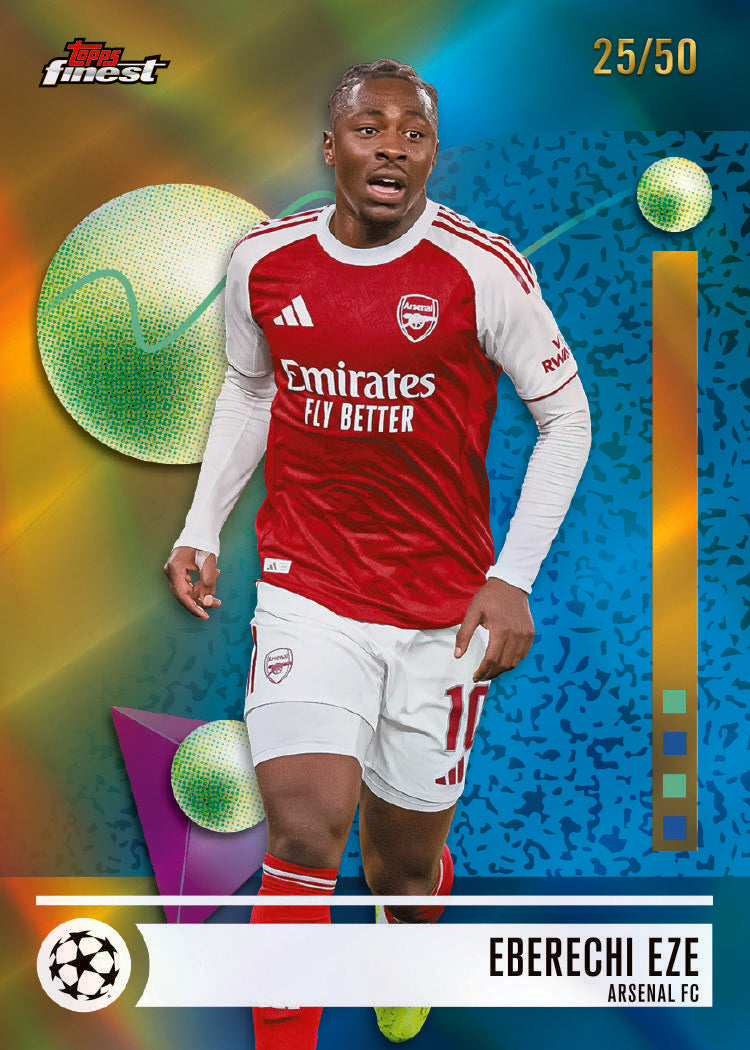 2025/26 Topps UEFA Club Competitions Finest Soccer Hobby Box