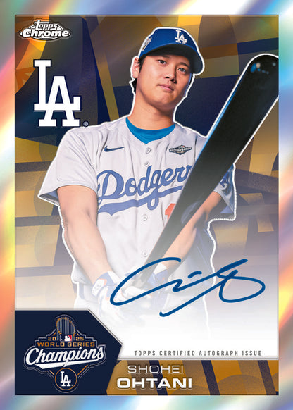 2026 Topps Chrome Baseball Hobby Box