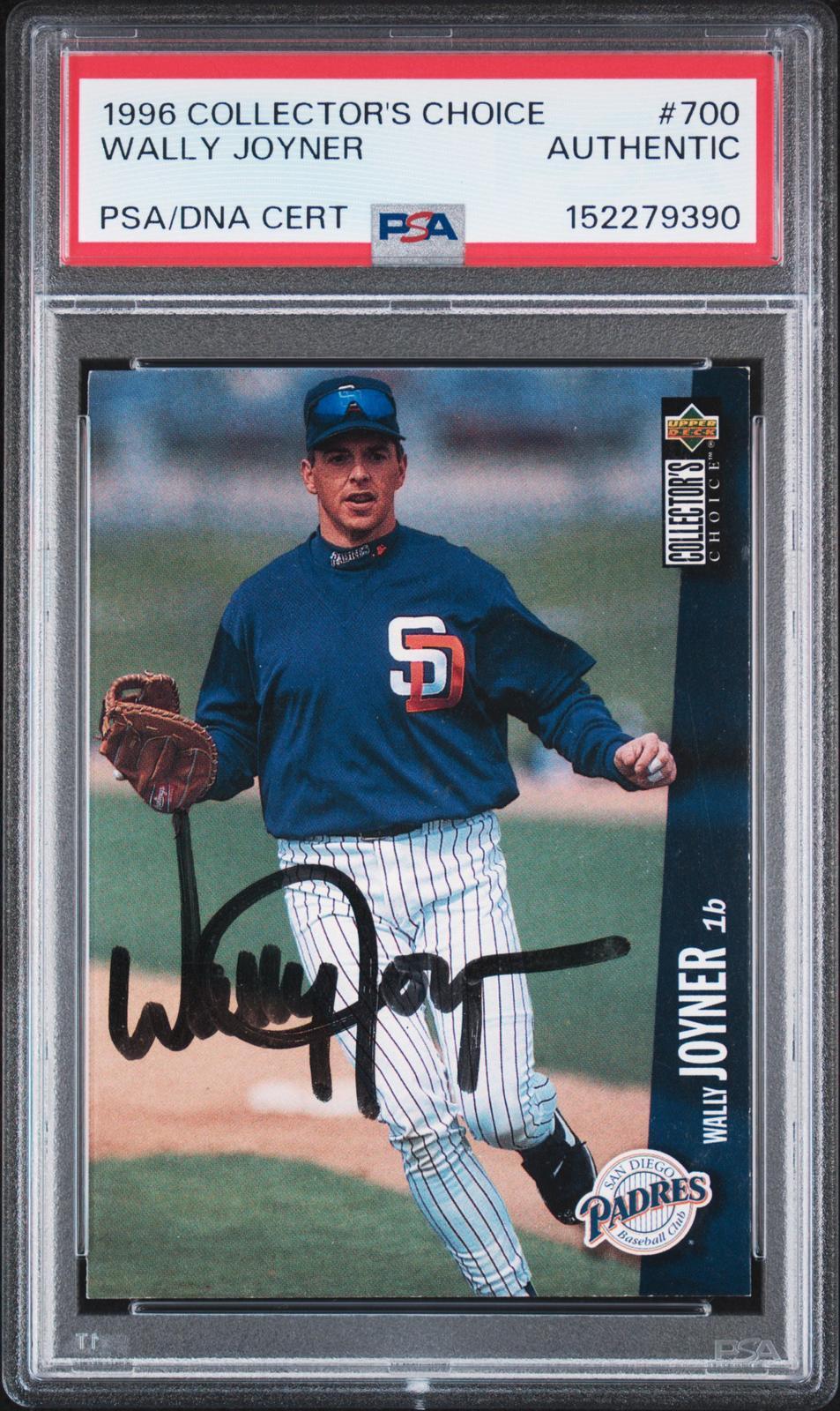 1996 Collector's Choice #700 Wally Joyner PSA Authentic
